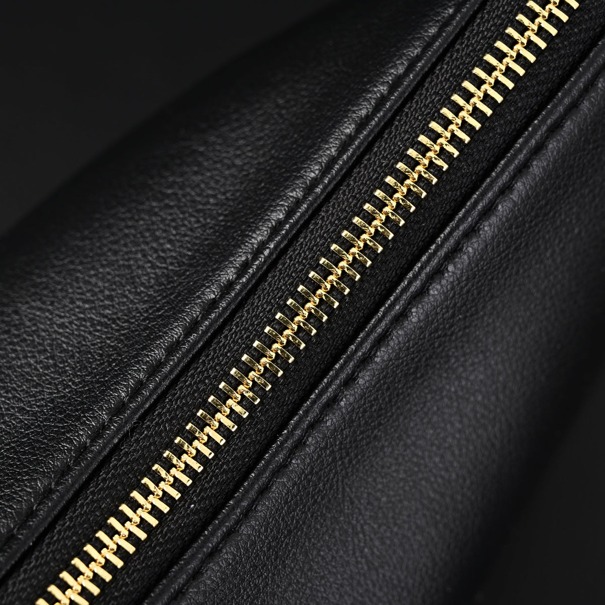 Prada Cleo Black Brushed Leather Shoulder Bag