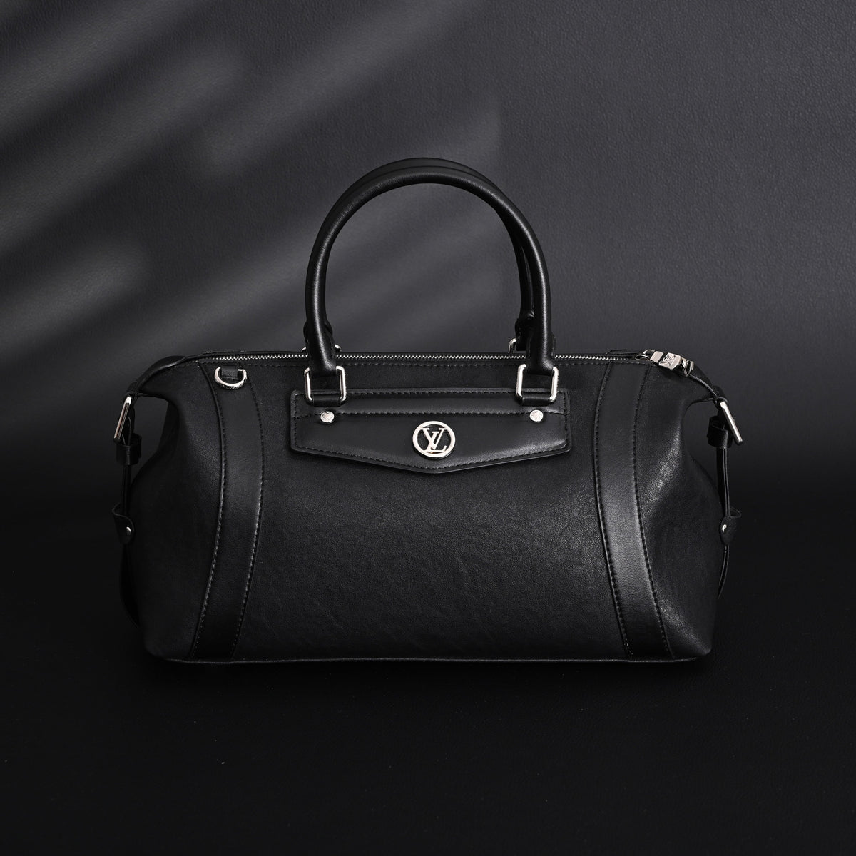 Louis Vuitton Nano Biker Bag in Black Lambskin Leather – Top Handle & Shoulder Carry (M14623)